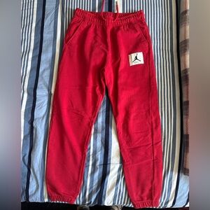 Jordan Kids Bright Red Sweatpants